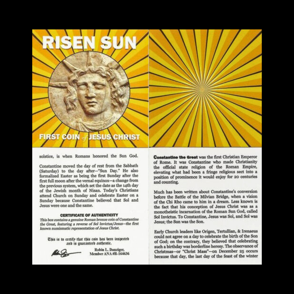 コレクション THE FIRST COIN OF CHRIST Roman Empire — Constantine I “The Great” (AD 306–337) — Æ